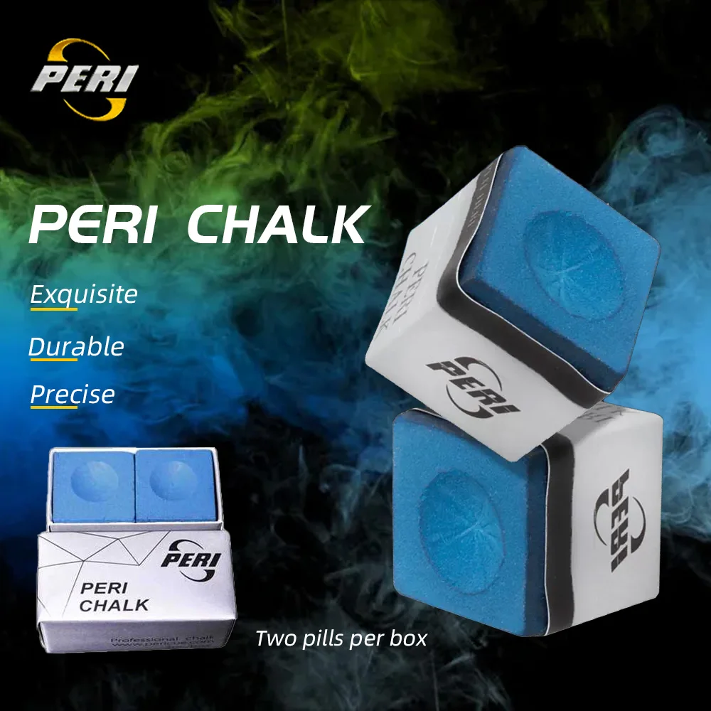 

PERI Official Store 2 Pieces 2pc PERI Oily Billiard Chalk Blue Accessories Billiard Player Professional Billiard Chalk Pool Cue