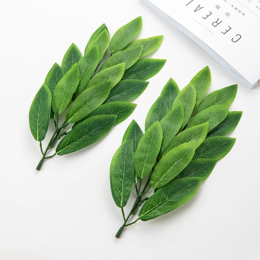 50/100 Stücke Seide 4-Blatt Gefälschte Pflanzen Hochzeit Party Weihnachten Kranz Fotografie Requisiten Hause Geburtstag Dekor Handwerk Künstliche Blumen