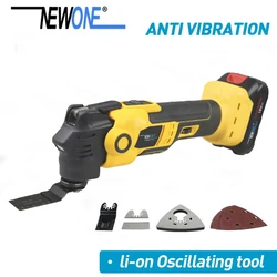 NEWONE 18V Brushless Quick release Oscillating tool Multi functional tool Renovator Electric trimmer Compatible for MAKITA 18V