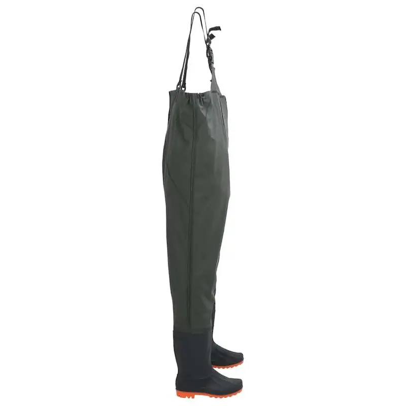 Picture 4: Wathose with boots dark green size 38