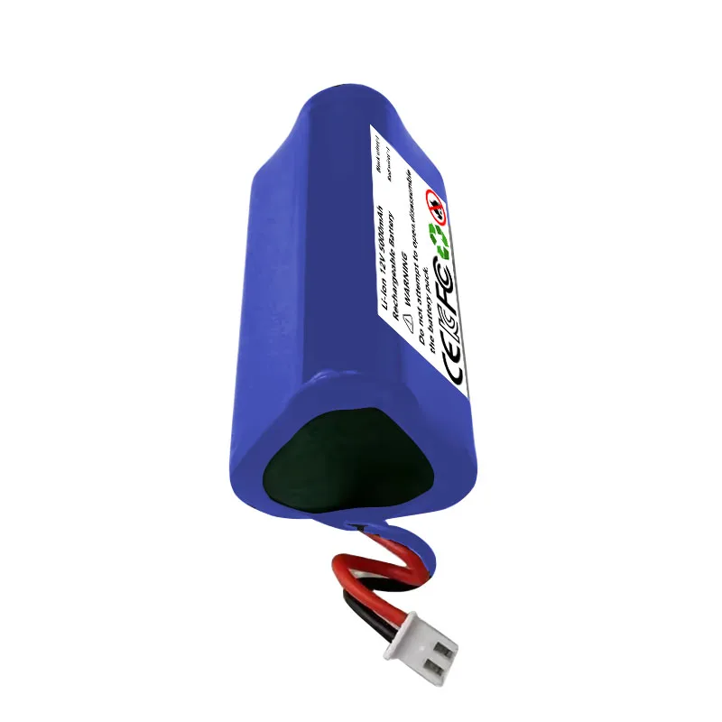 بطارية 12 فولت 3S1P 12.6 فولت/11.1 فولت 18650 بطارية ليثيوم أيون 5000 مللي أمبير في الساعة مزود طاقة احتياطية، CCTV، كاميرا، مسدس فآسيا، بطارية ليثيوم أيون