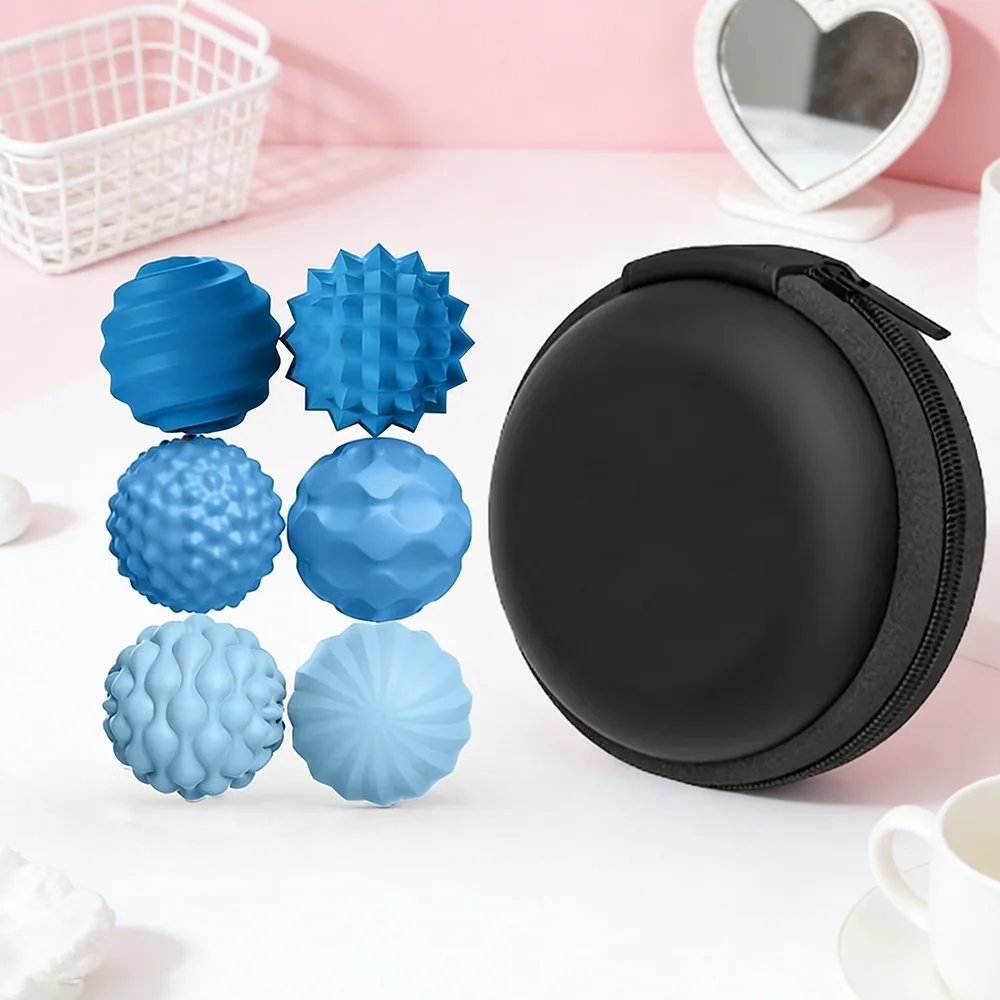 ลูกบอลแม่เหล็กซิลิโคน 6/12 ชิ้น ของเล่นฝึกสมาธิสำหรับผู้ใหญ่ บรรเทาความเครียด ของเล่นเสริมพัฒนาการสำหรับผู้มีภาวะออทิสติก สมาธิสั้น ความวิตกกังวล ของเล่นสนุกๆ สำหรับโต๊ะทำงาน