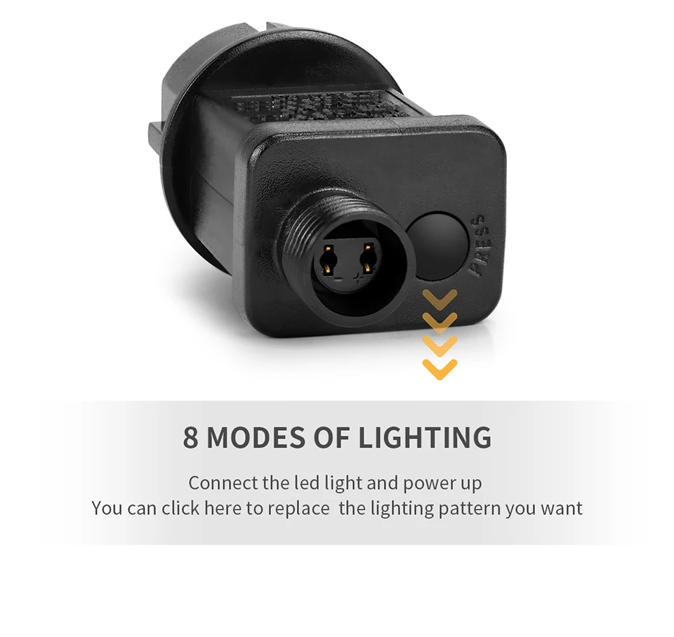 Energy Saving LED Outdoor Garden String Lights 10M 20M 30M 50M 100M Solar/EU/US Plug Charging LED Christmas Lawn Luminous Lamp
