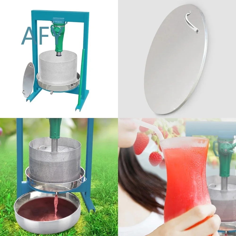 10L Manual Stainless Steel Press Juicer for Commercial Use Vegetable Fruit Honey Squeeze Water Extractor Batch Processing