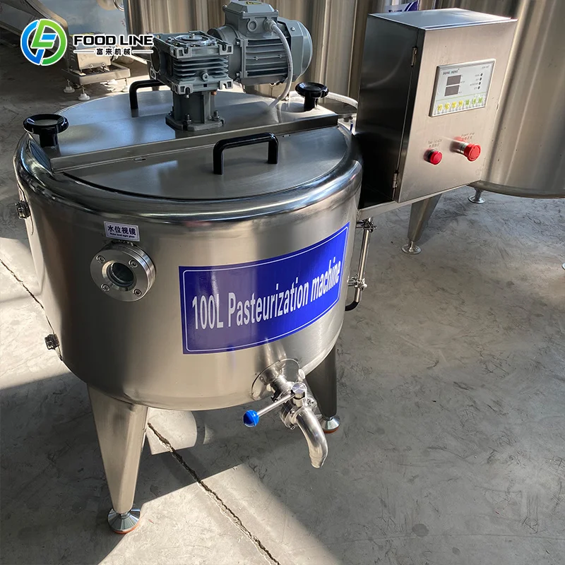 Great Pasteurization Tank Pasteurization Tank Milk Pasteurizer Tank Digital Temperature Control Pasteurizer FL Customized