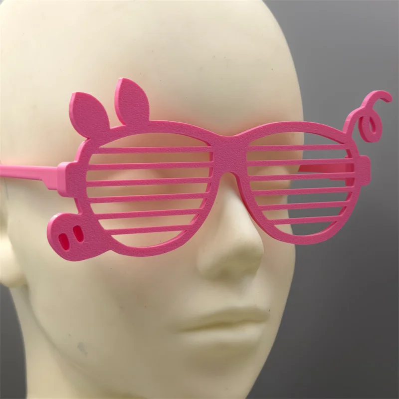 Anime renard cochon oreille queue adulte enfant femmes hommes Cosplay lunettes Rose stores lunettes Halloween Costume accessoires fête accessoire