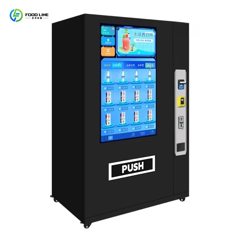 Card Reader Vending Machine of Coin Operated Candy and Snacks Vending Machine Snacks Drinks Food Vending Machine Customized