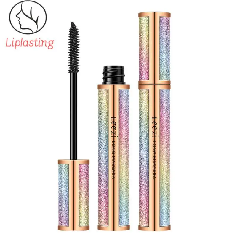 Leezi Starry Sky 4D Silk Fiber Mascara Waterproof Rimel Maquiagem Long Thick Curling Lashes Mascara Eyelash Extension TSLM1