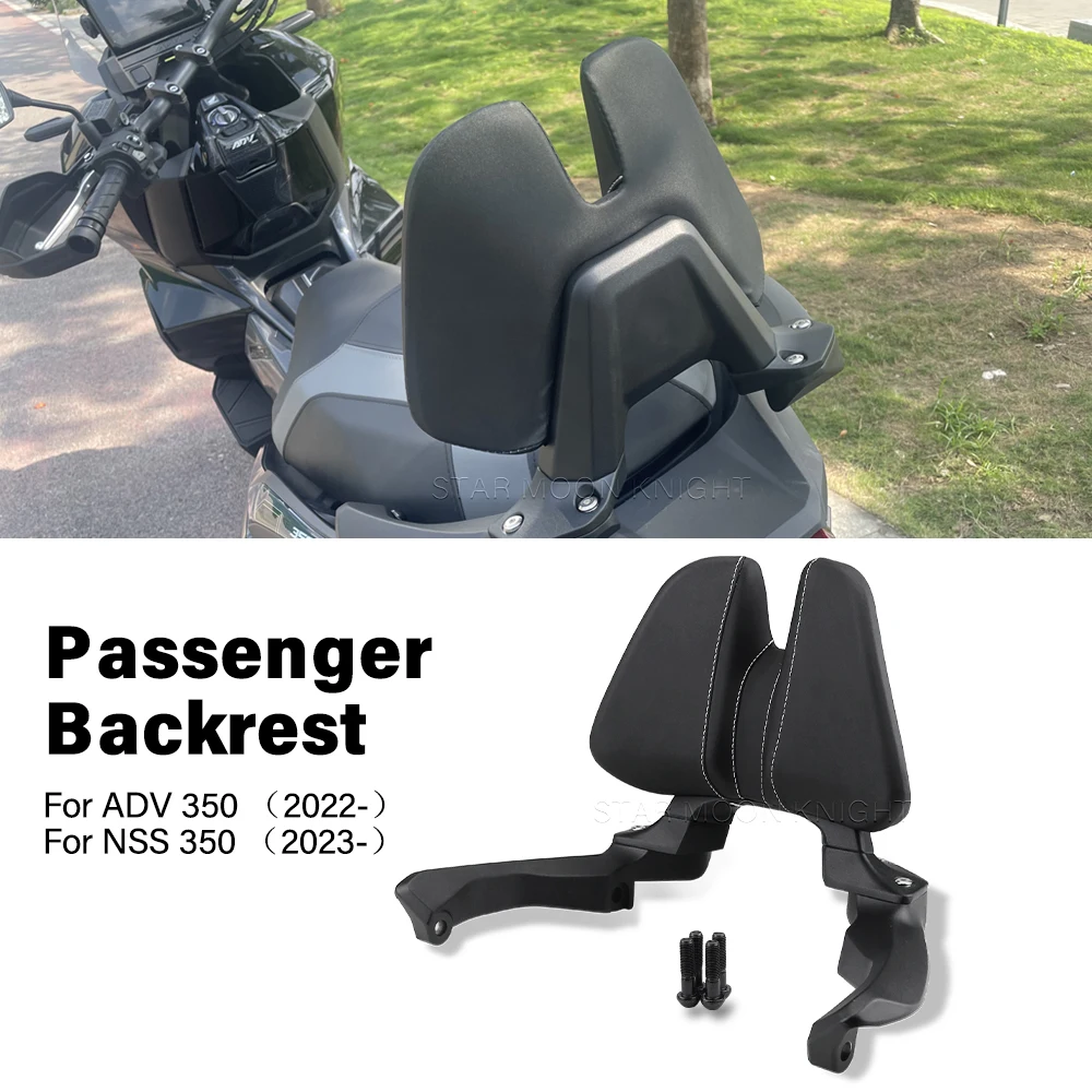 

Motorcycle Passenger Backrest For Honda ADV350 ADV 350 (2022-) NSS350 NSS Forza 350 (2023-) Rear Seat Cushion Back Rest Pad