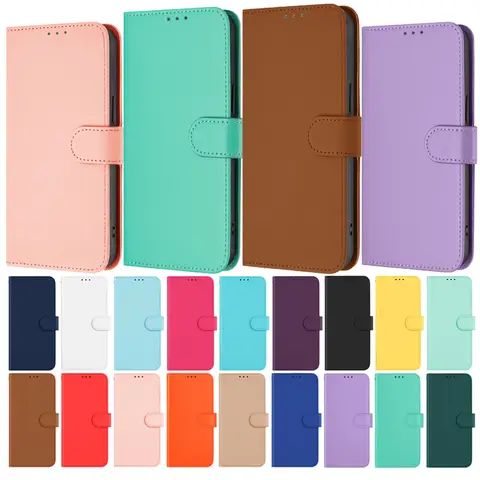 Candy Color Etui XCover 7 Funda for Samsung Galaxy XCover7 6 Pro 4S A8 A7 A6 2018 M15 M54 M34 M53 Leather Wallet Flip Phone Case