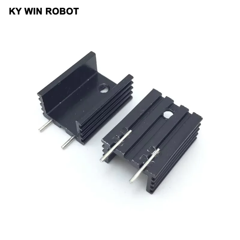 

10pcs Aluminium TO-220 Heatsink TO 220 Heat Sink Transistor Radiator TO220 Cooler Cooling 15*10*20MM With 2Pin