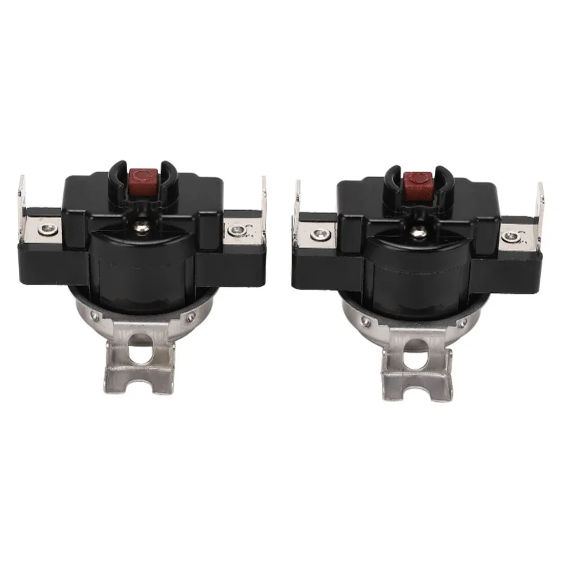 

2Pcs Thermal Control Switch Manual High Power U Shaped Cover 25A 250V For Thermostat