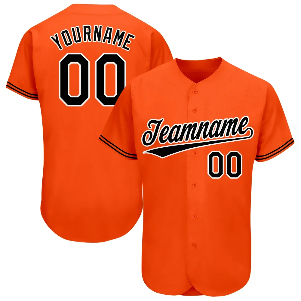 Custom Baseball Jersey Full Sublimated Team Name/Numbers Make Your Own Button-down Tee Shirts Comfortable Sportswear for Men/Kid