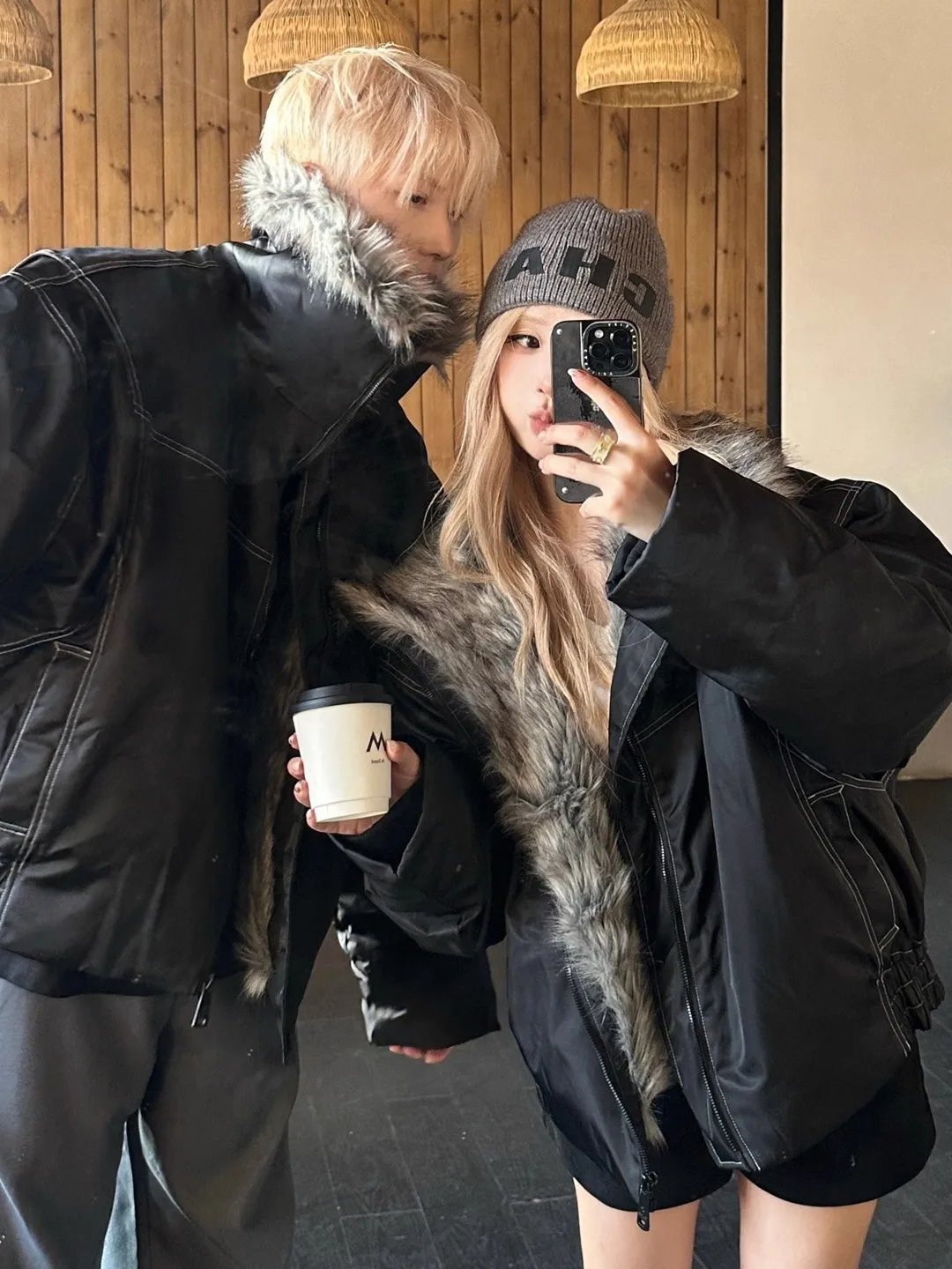 

Американская ретро-рабочая куртка из утолщенного теплого хлопка с большим меховым воротником для мужчин, зимняя верхняя одежда, молодежная повседневная куртка