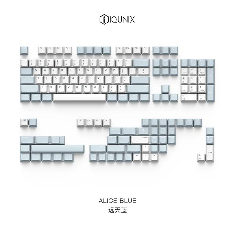 IQUNIX Keycap 166key Full set PBT two-color theme customization office gaming keyboard mechanical keyboard