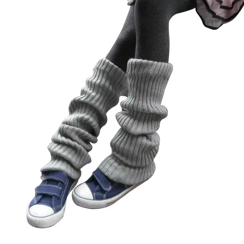 Ocieplacze na nogi za kolano w stylu japońskim JK, koreańskie skarpetki Lolita dla dziewcząt, długie skarpetki, ocieplacze na stopy, 50-70 cm