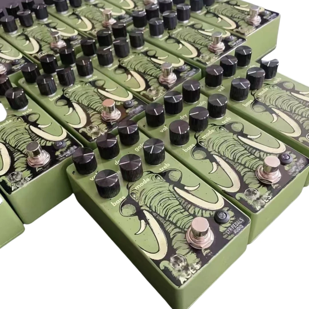 LYR PEDALS LY ROCK: Guitar OVERDRIVE pedals Five-State Overdrive,Innovative function of high-speed drive，Green