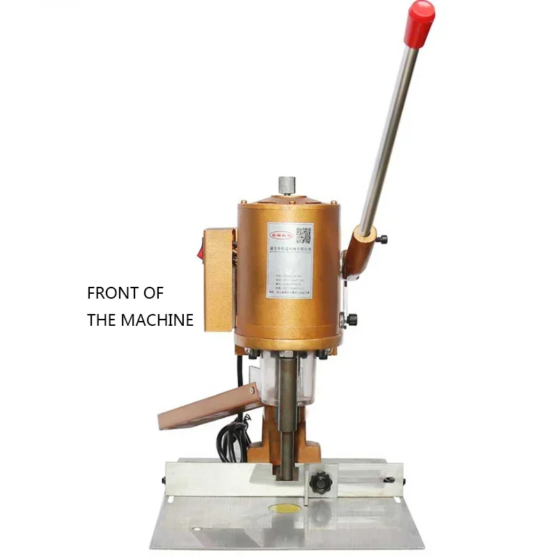 

Модернизированный электрический перфоратор для меток 220 В/180 Вт с одним круглым отверстием, ваучер с вкладышами, настольный перфоратор и штамповочный станок для бумаги