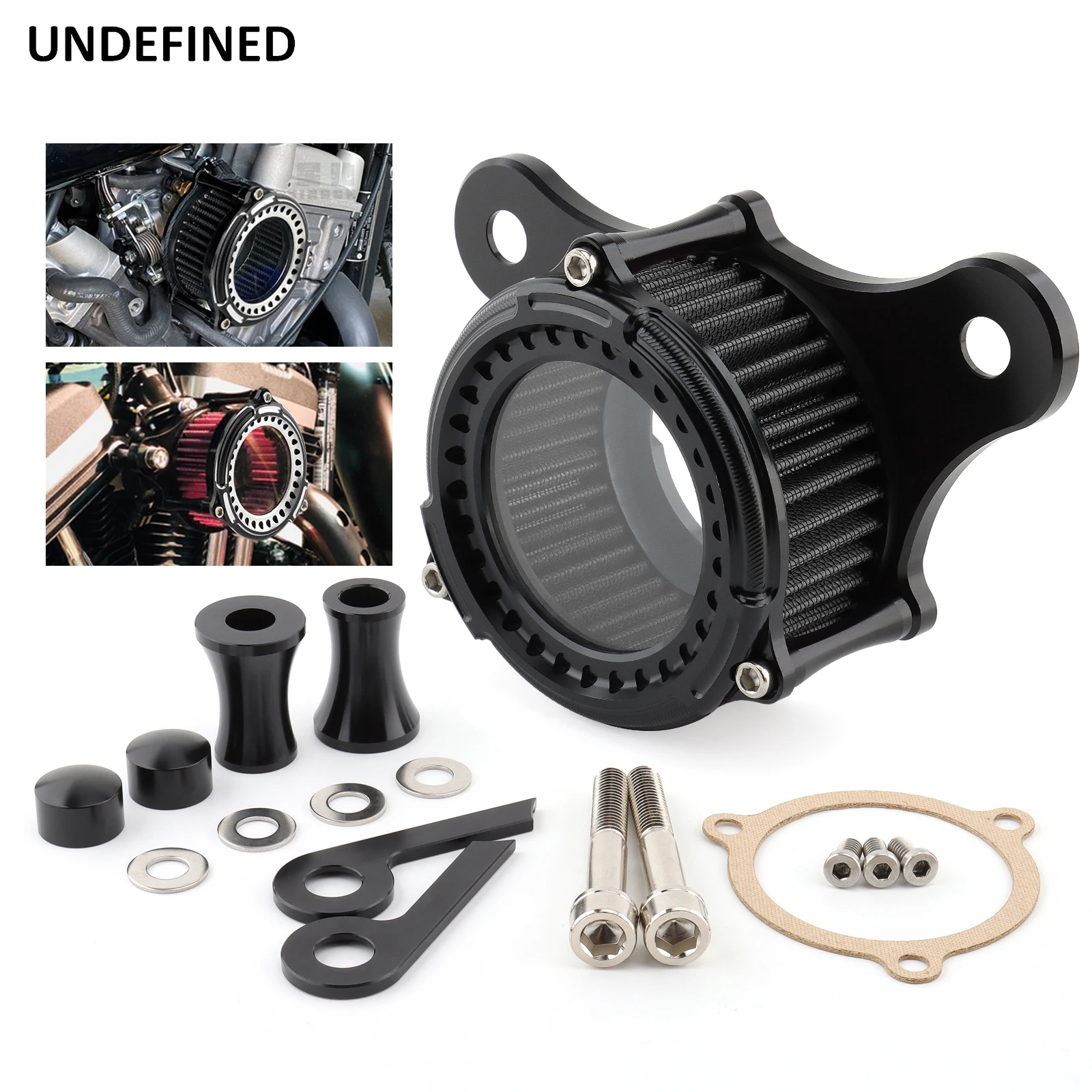 Air Cleaner Air Intake Filter Intake System for Harley Touring Street Glide Road King Roade Electra Street Glide Trike 08-16