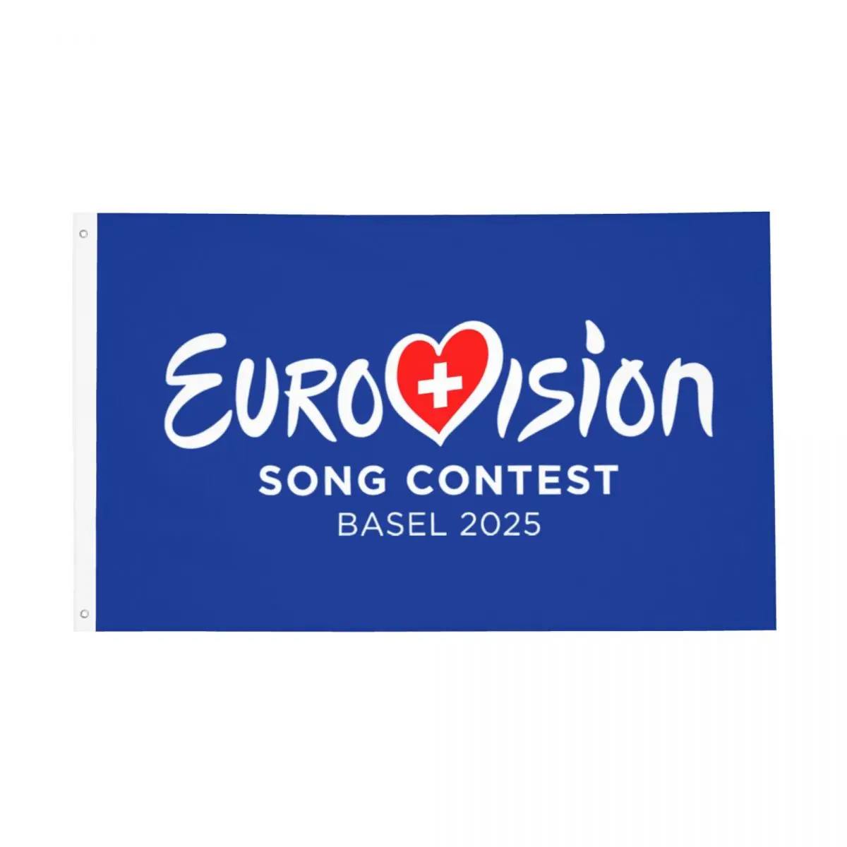 Basel 25 Eurovision Flag Outdoor Banner Polyester Song Contest Decoration Fade Proof 2x3 3x5 4x6 FT Flags