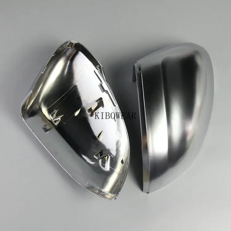 2pc Silver Chrome Side Mirror Cap for VW Passat B8 Alltrack Variant  Arteon 2018 2019 2020 2021 brushed Matte cover 2015 2016