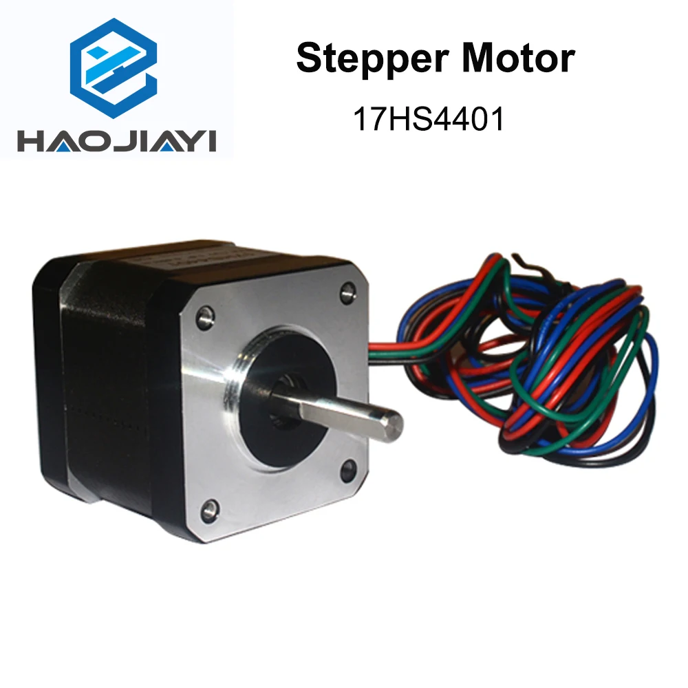 

HAOJIAYI 5 pcs 4-lead Nema17 Stepper Motor 42 Nema 17 42BYGH (17HS4401) 40mm 1.7A 3D printer motor and CNC XYZ