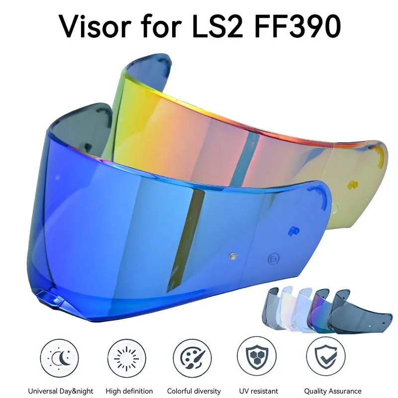 

FF390 Breaker Full Face Helmet Lens Extra Helmet Visor with Anti-fog Film Holes Only for LS2 FF390 ff390 Motorcycle Helmets