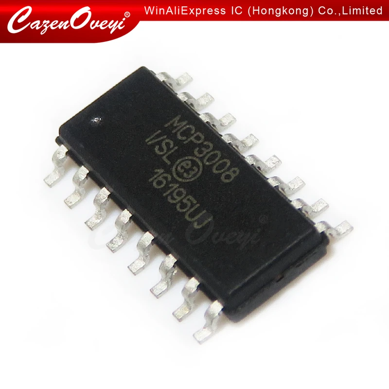 1pcs/lot MCP3008-I/SL MCP3008ISL MCP3008 SOP-16 In Stock