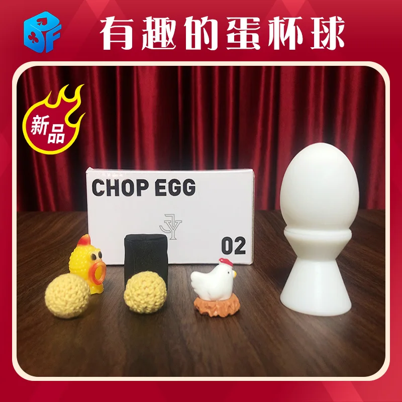 

Chop Egg by Jeki Yoo (Gimmicks and Online Instructions) Close Up Performer Comedy Magic Tricks Magic Props Ilusions Party Magic