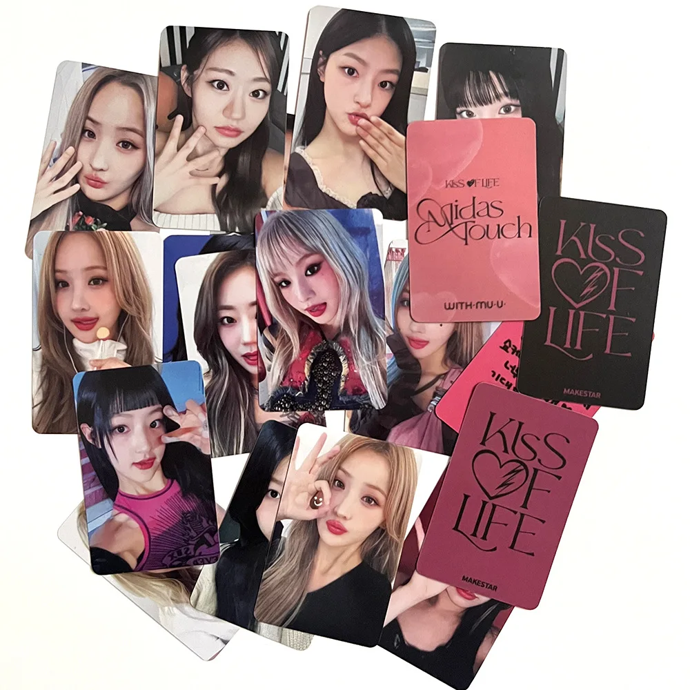 

4/16Pcs/Set KPOP KISS OF LIFE Midas Touch Album Photocards JULIE NATTY BELLE HANEUL Selfie Cards WM SW Ver Postcards Fans Gifts