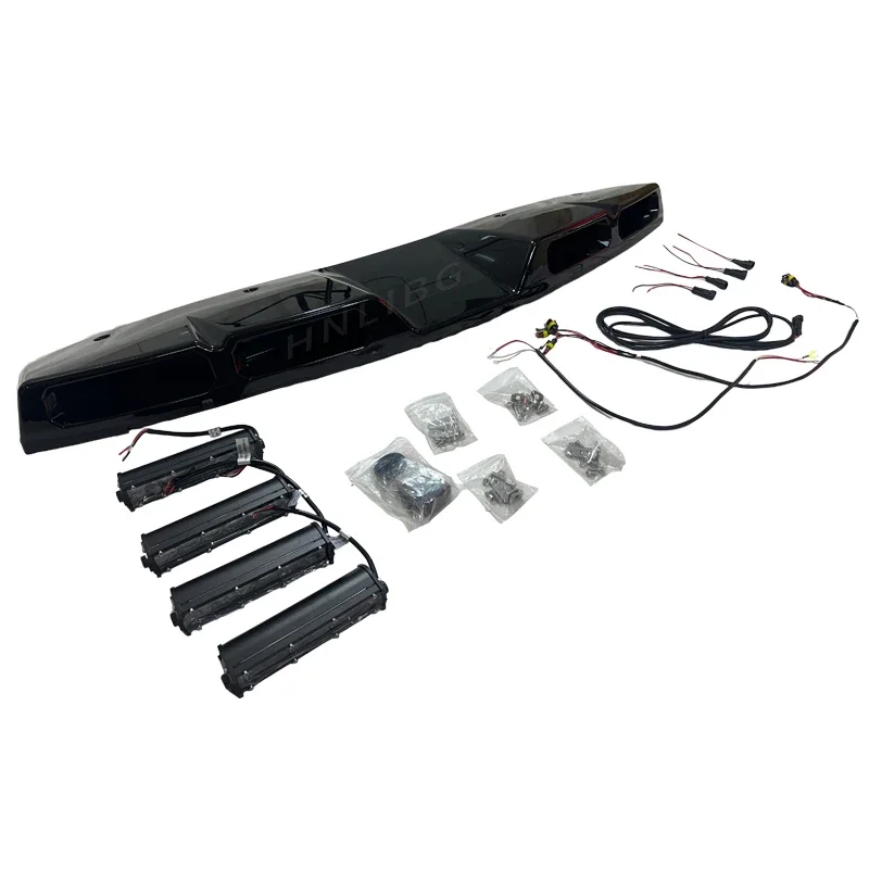 Barra de luz off-road para teto ABS LED, 4 Eyes, Acessórios exteriores do carro, Landrover Defender, 110, 90, HNLIBG, Novo, 2020