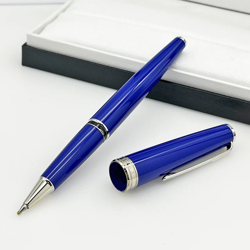 Lanlan Luxury MB Pen lM PIX Series Rollerball Pens With Electroplating Carving Colorful Resin