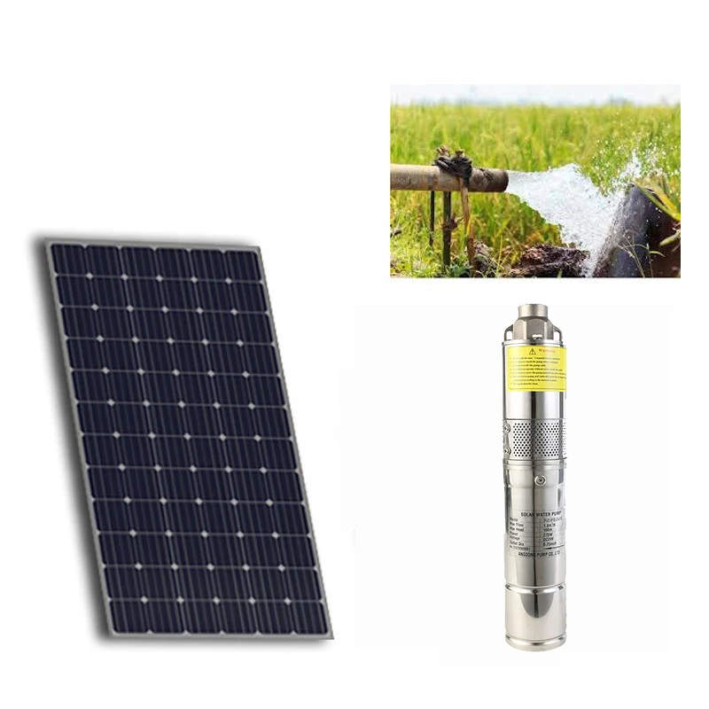 3 Inch Agriculture Brushless Submersible Mppt Controller Screw Solar Water Pump Without Solar Panels