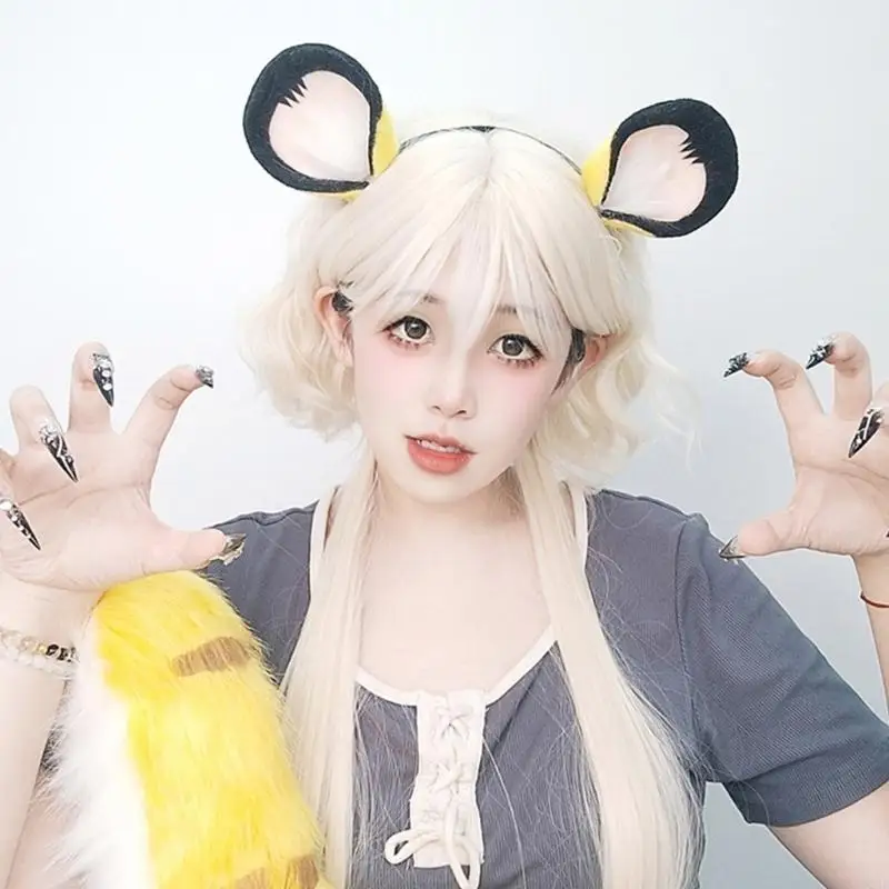 72xe Ears and Tail Set Furry Ear Head