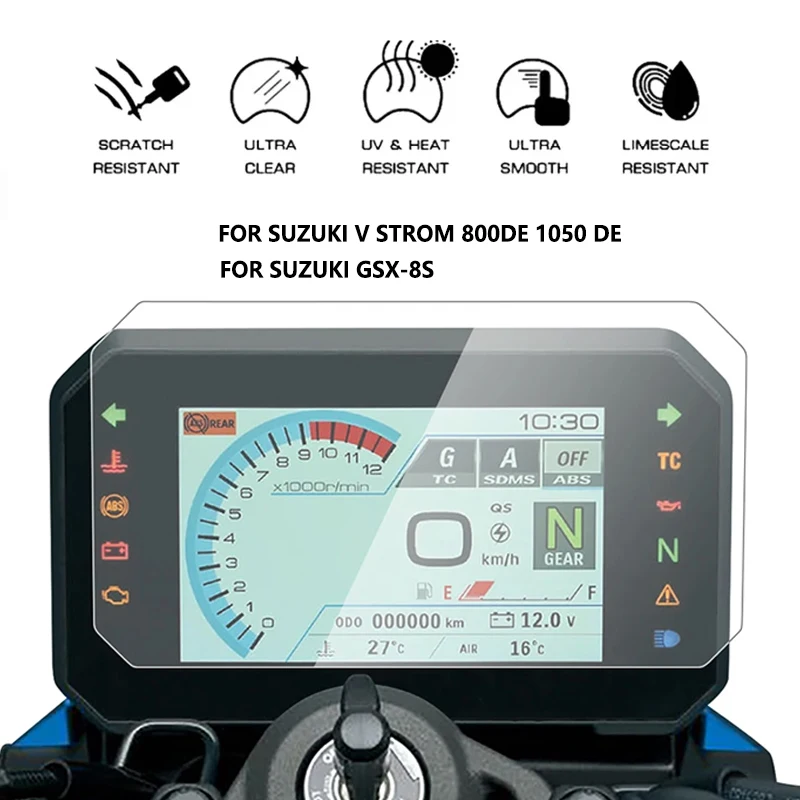 Für Suzuki V Strom 800de V Strom 1050 DE Dashboard Scratch Cluster Schutz Film Screen Protector GSX-8S GSX8S GSX 8S 2023-2025