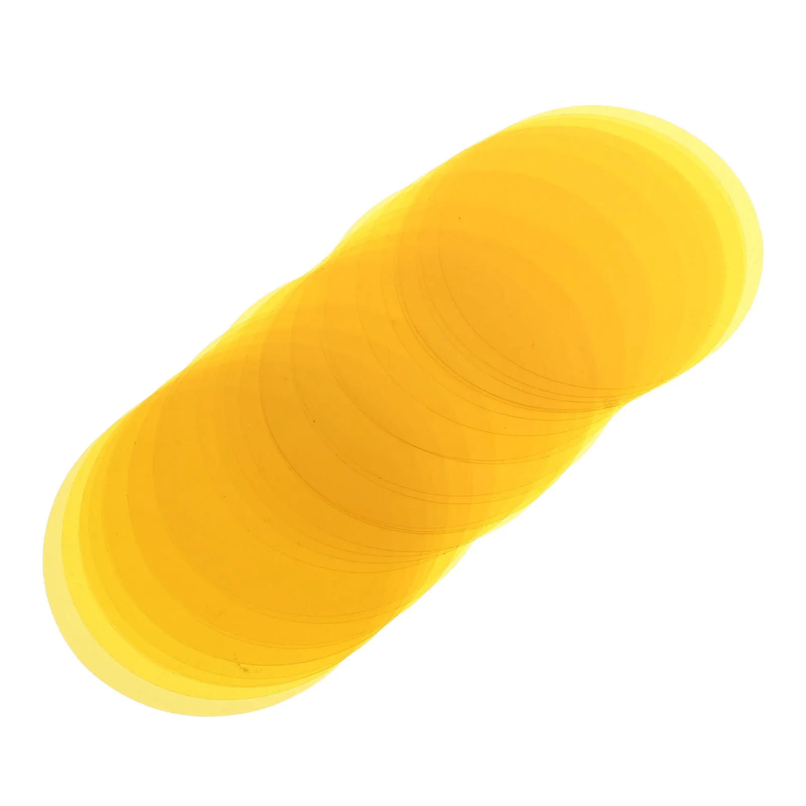 30Pcs Colored Light Gel Filters 6.6cm Non-Damaging Adhesive Light Correction Sheets for Tubes Spotlights Strobe Headlight Color