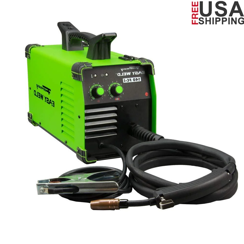 140 Amp 120V Wire Feed Welder Portable Flux-Cored No Gas Welding Machine