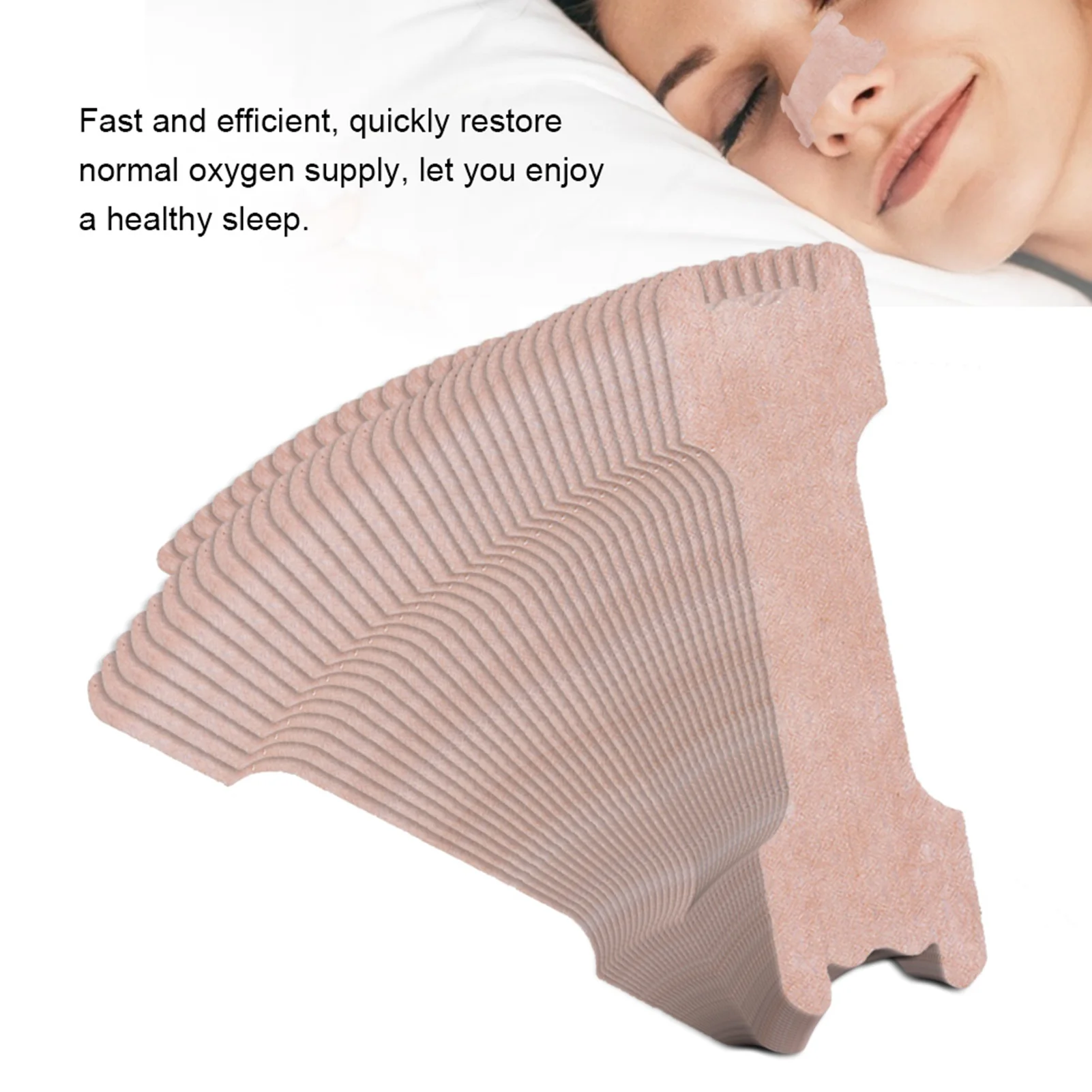 100pcs Breath Nasal Strips Right Aid Stop Snoring Nose Patch Good Healthy Sleeping Patch Product Easier Breath Sleep Aid Decive