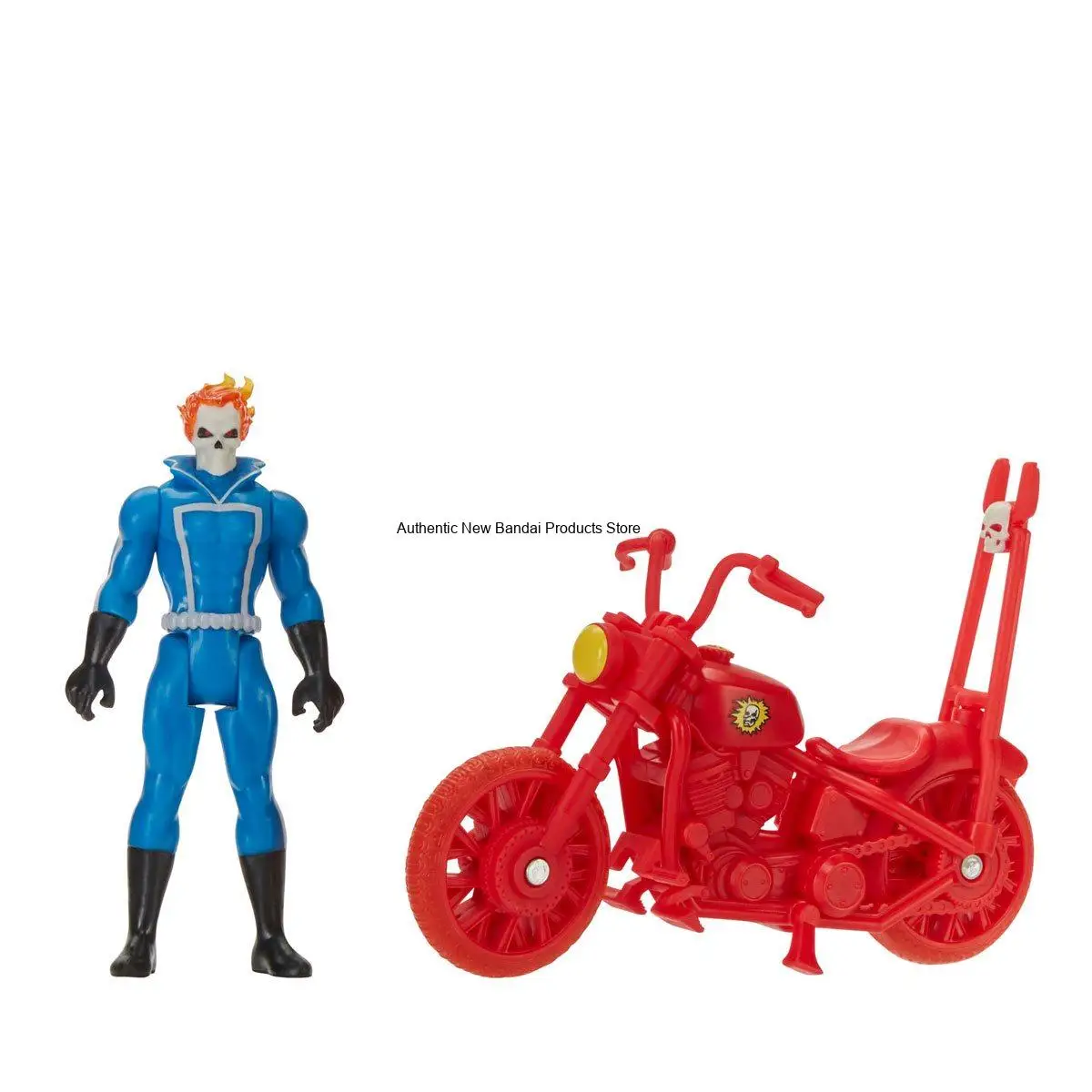 Marvel Legends Retro Ghost Rider with Motorcycle 3.75" Action Figure view 3