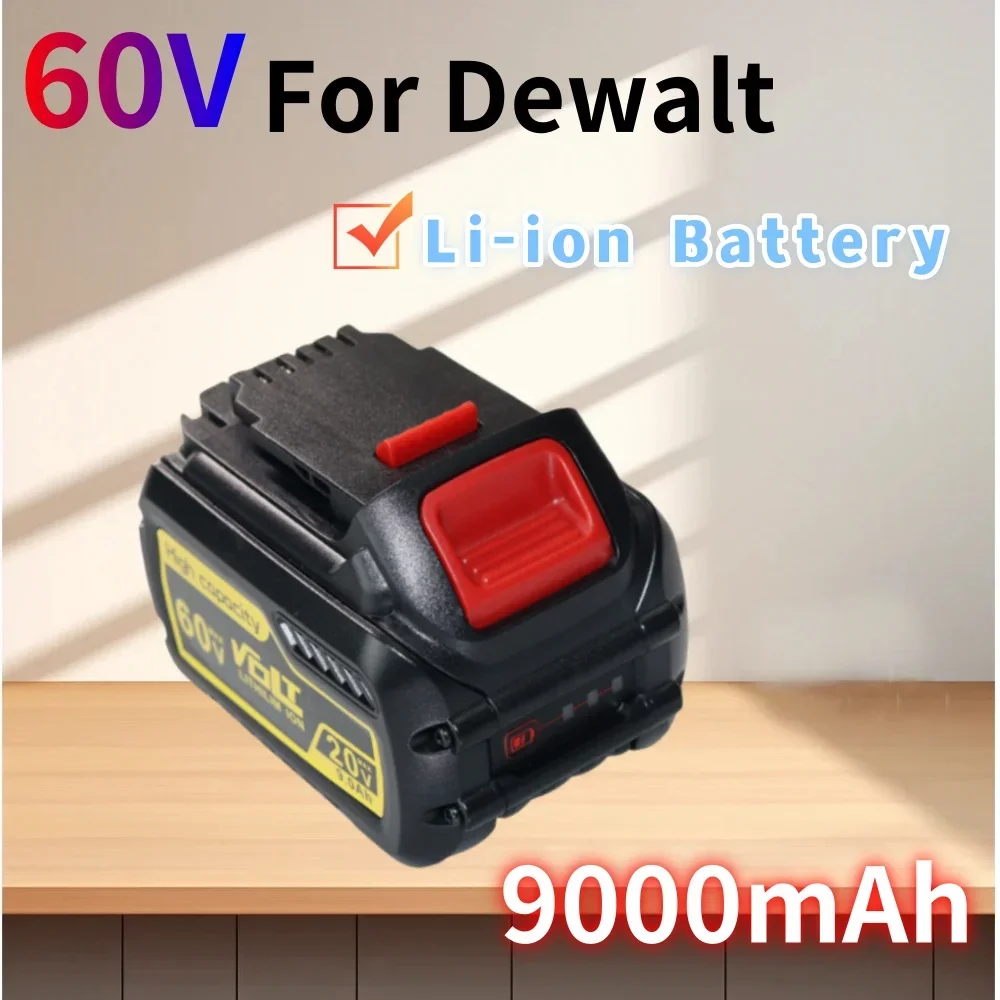 

9.0Ah 20V 60V MAX Replacement Battery for Dewalt DCB606 DCB609 DCB205 DCB204 DCB206 DCB209 Power Screwdriver Tools Batteries