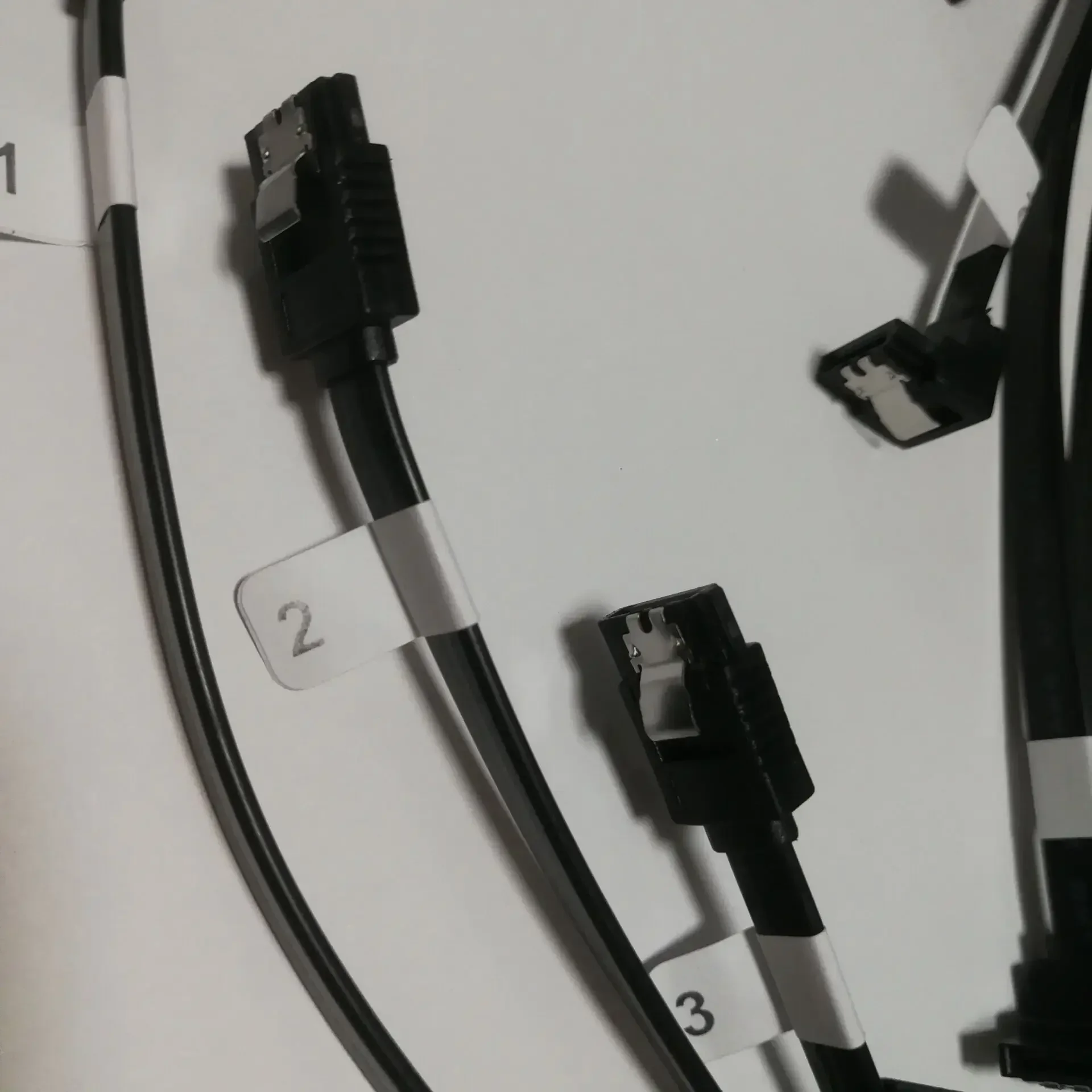 ATA SATA 2.0 세대 고속 직렬 데이터 케이블, 수-멀티 하드 드라이브 HDD RAID 구리 와이어 차폐 설계, 5 in 1