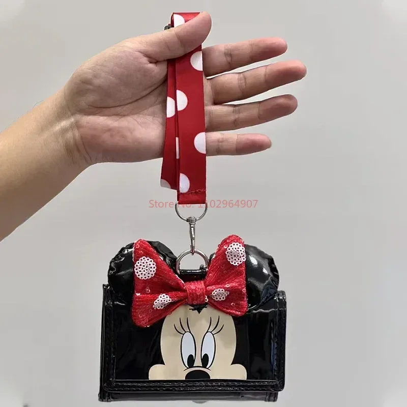 Genuine Australian Smiggle Black Red Dot Minnie School Bag Student Stationery Lunch Bag Pull Rod School Bag Wallet Student Gift