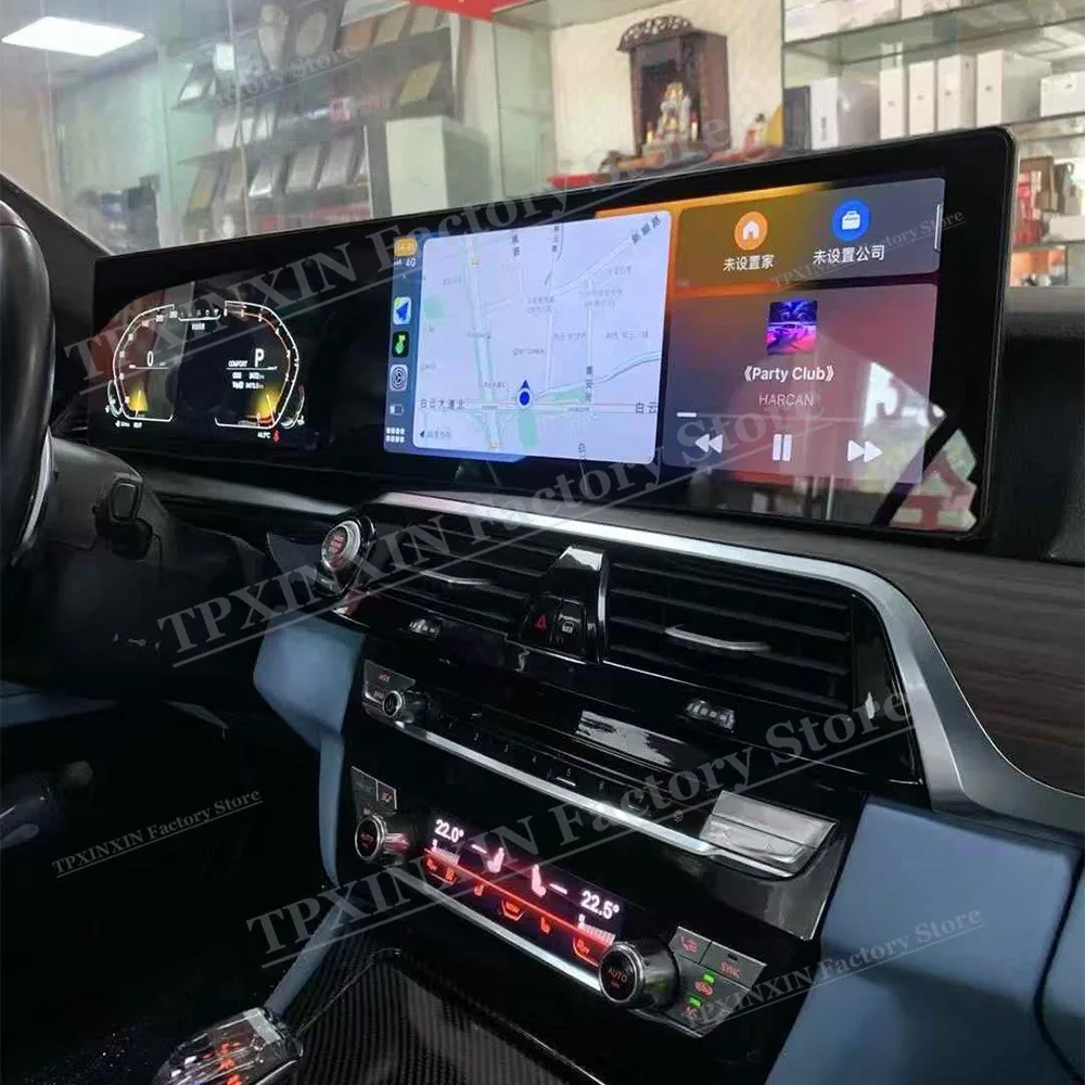 For BMW 5 Series F10 F18 2009~2017 Air conditioner Car dashboard Android Radio Digital LCD Cluster Car Digital Dashboard Panel