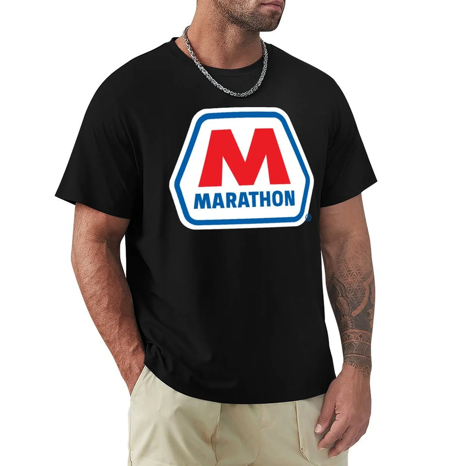 Marathon OIL RACING LUBRICANT seghosamdes T-Shirt oversized cute clothes blanks boys whites mens champion t shirts