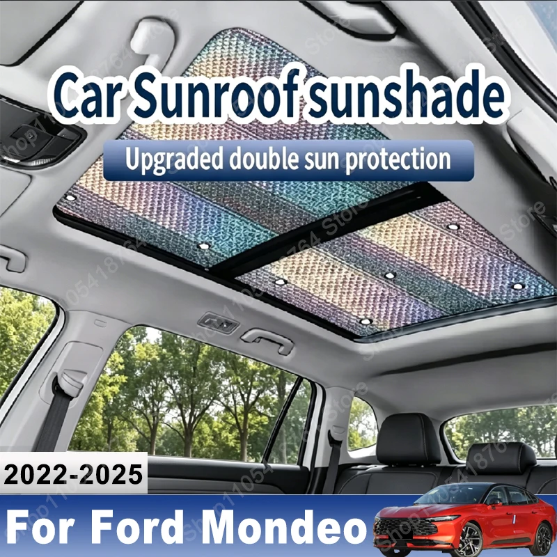 Auto Part For Ford Mondeo Taurus 2022 2023 2024 2025 Car Sunroof Sunshade Heat Insulation Sun Protection Cooling Accessories