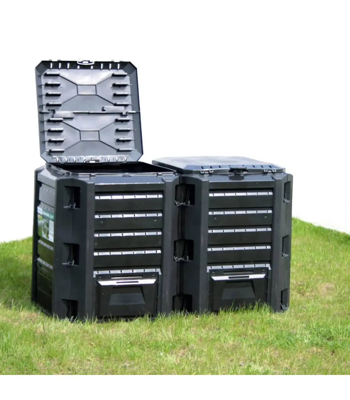 Black garden composters 1200 L