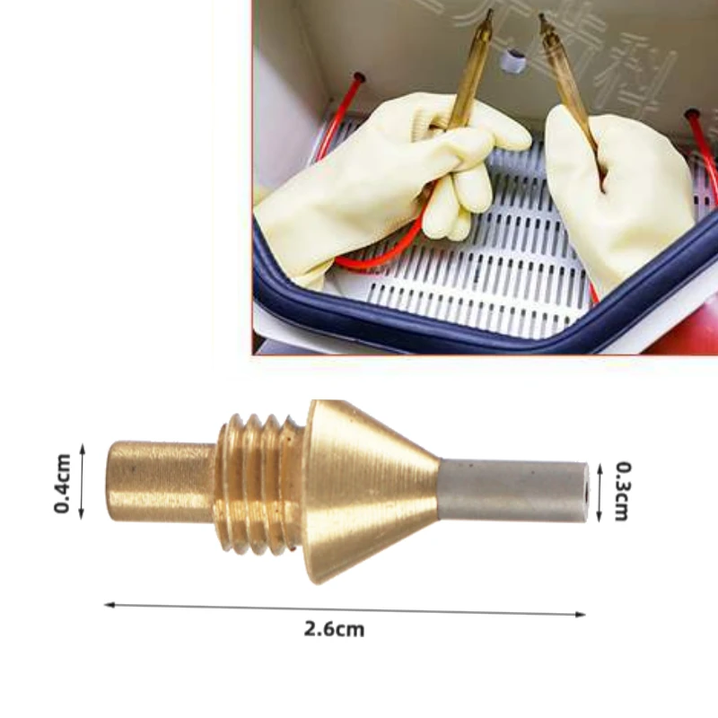 Dental Lab Product Sandblasting Machine Blaster Handle Pen Tungsten Steel Tip Nozzle Dentistry Laboratory Spare Parts Tool