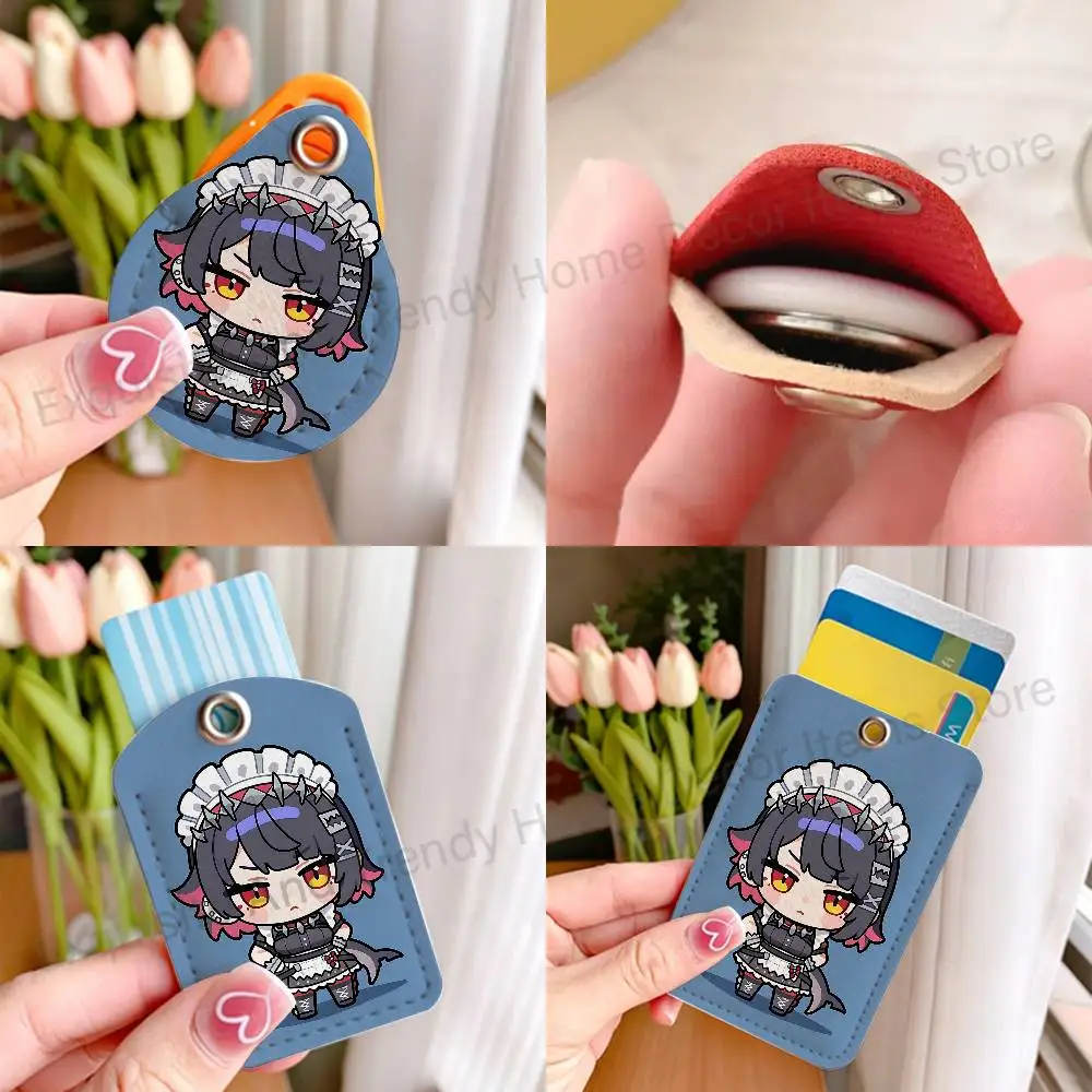 Cute E-Ellen J-Joe ZZZ Cute Cartoon Card Keychain Anime Fashion Pendant Bag ID Door Card Case Bus Card