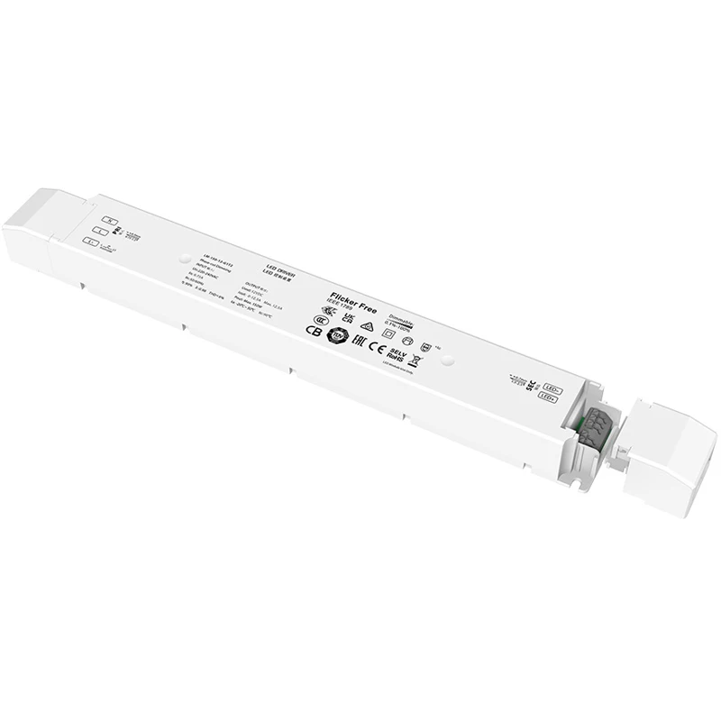 tensao constante led triac driver transformador de iluminacao leading edge push dim fase cut 150w 12v 24v 220 a 240v cv 01