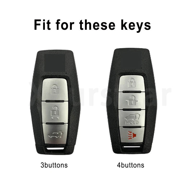 3/4 Buttons TPU Car Key Cover Case Auto Shell Fob Holder for Mitsubishi Outlander 2022 2023 2024 Keyless Protector Accessories